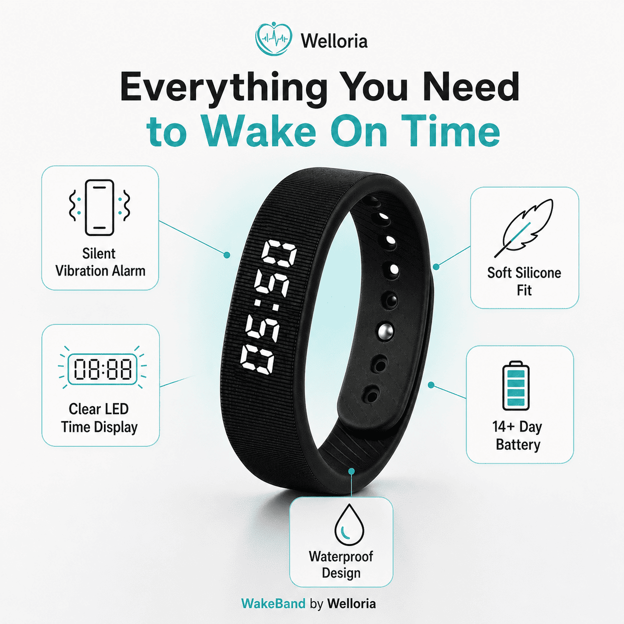 Welloria™ WakeBand