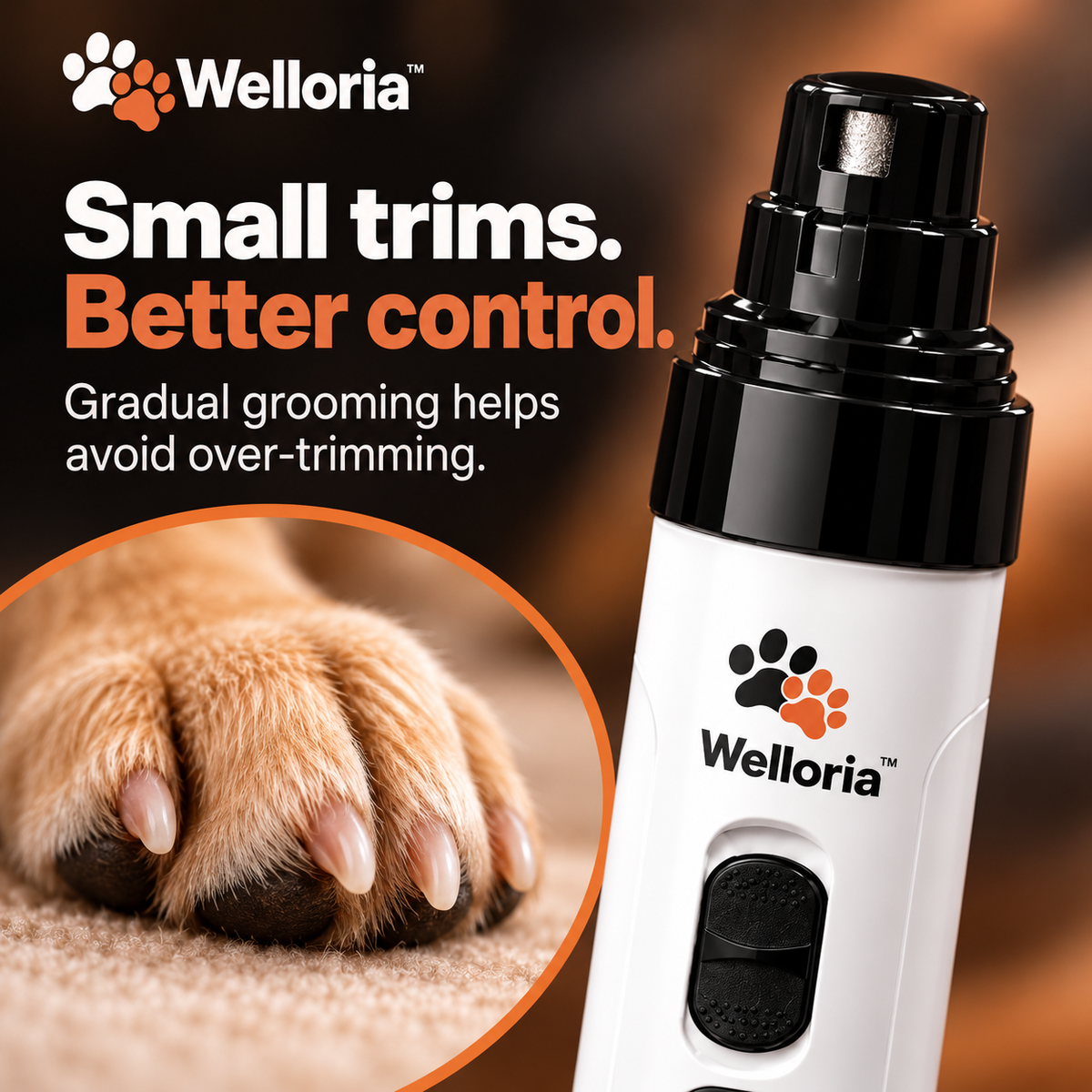 Welloria™ Silent Nail Groomer