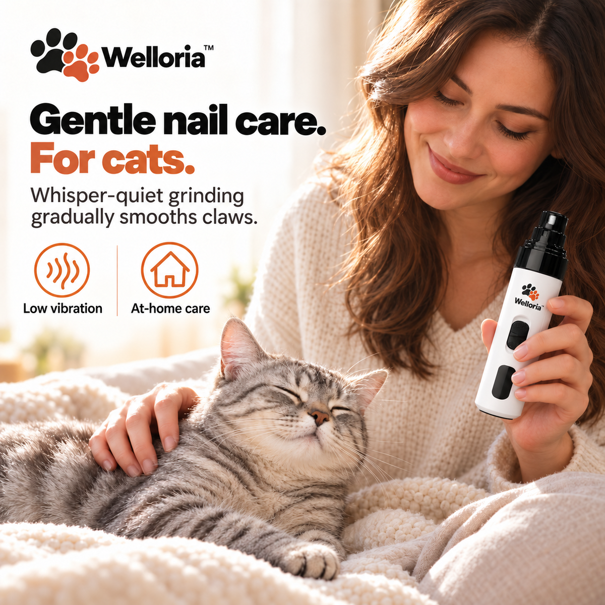 Welloria™ Silent Nail Groomer