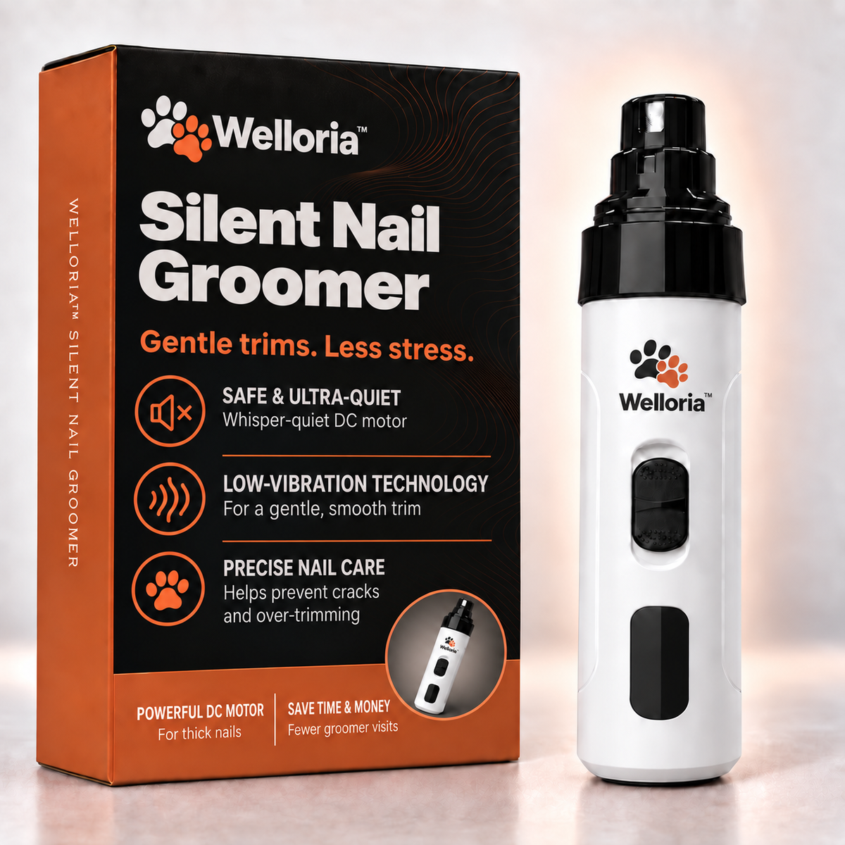 Welloria™ Silent Nail Groomer