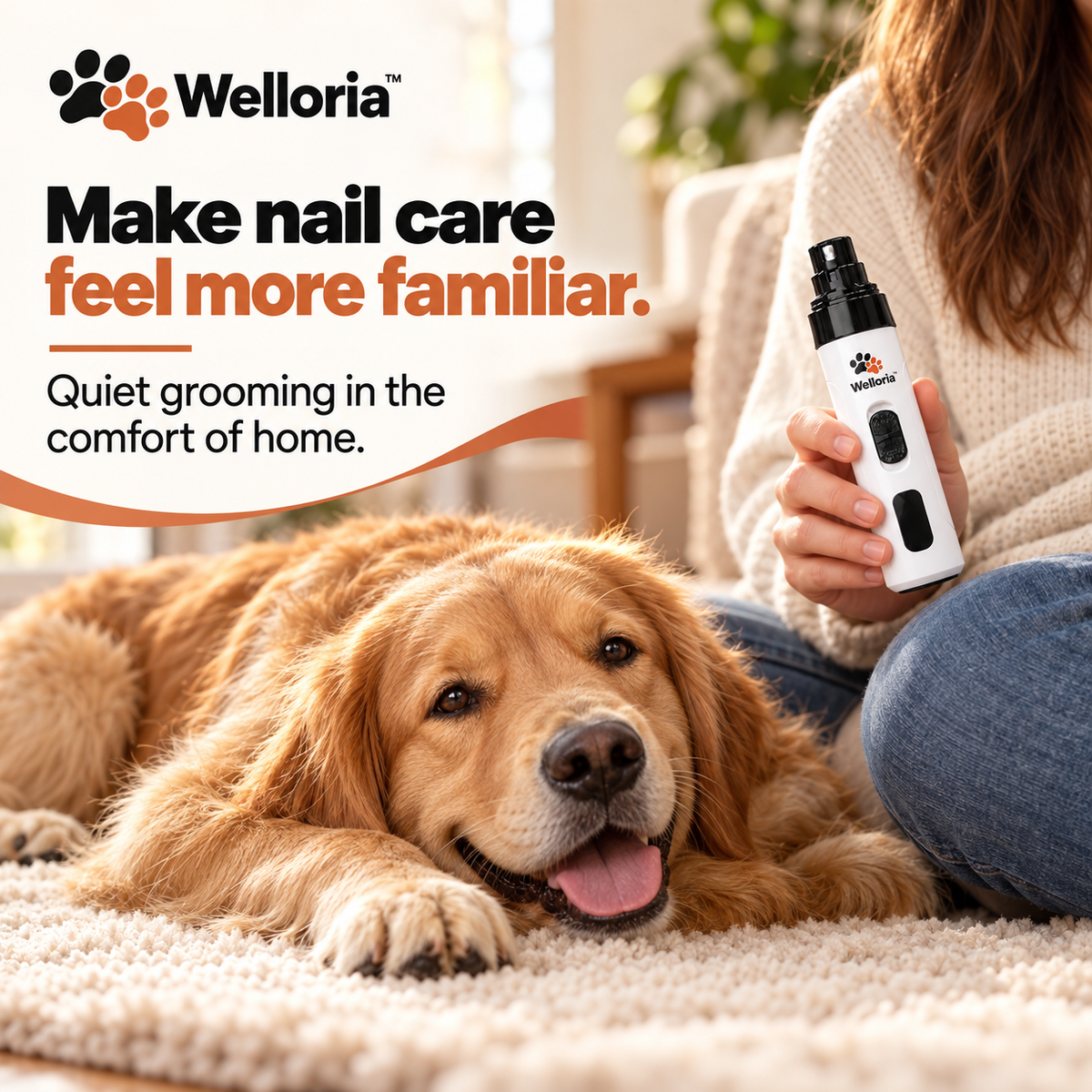 Welloria™ Silent Nail Groomer