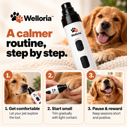 Welloria™ Silent Nail Groomer