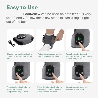 Welloria™ Triple Method Foot Massager
