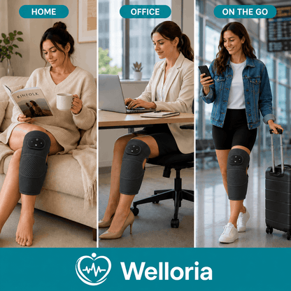 Welloria™ Triple Method Knee Massager