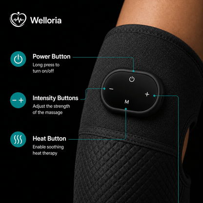 Welloria™ Triple Method Knee Massager