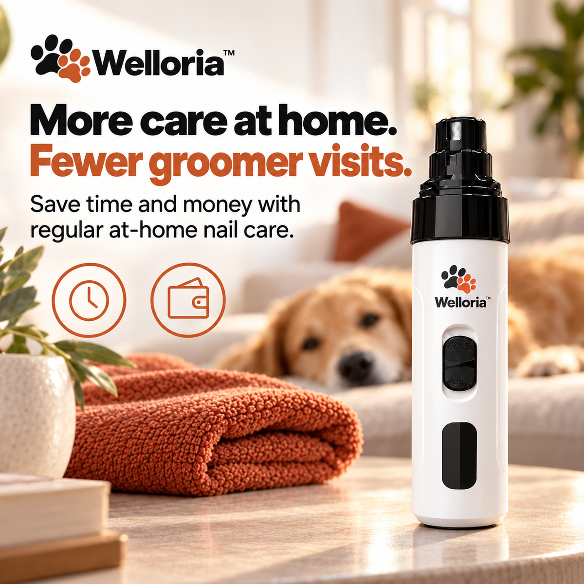 Welloria™ Silent Nail Groomer