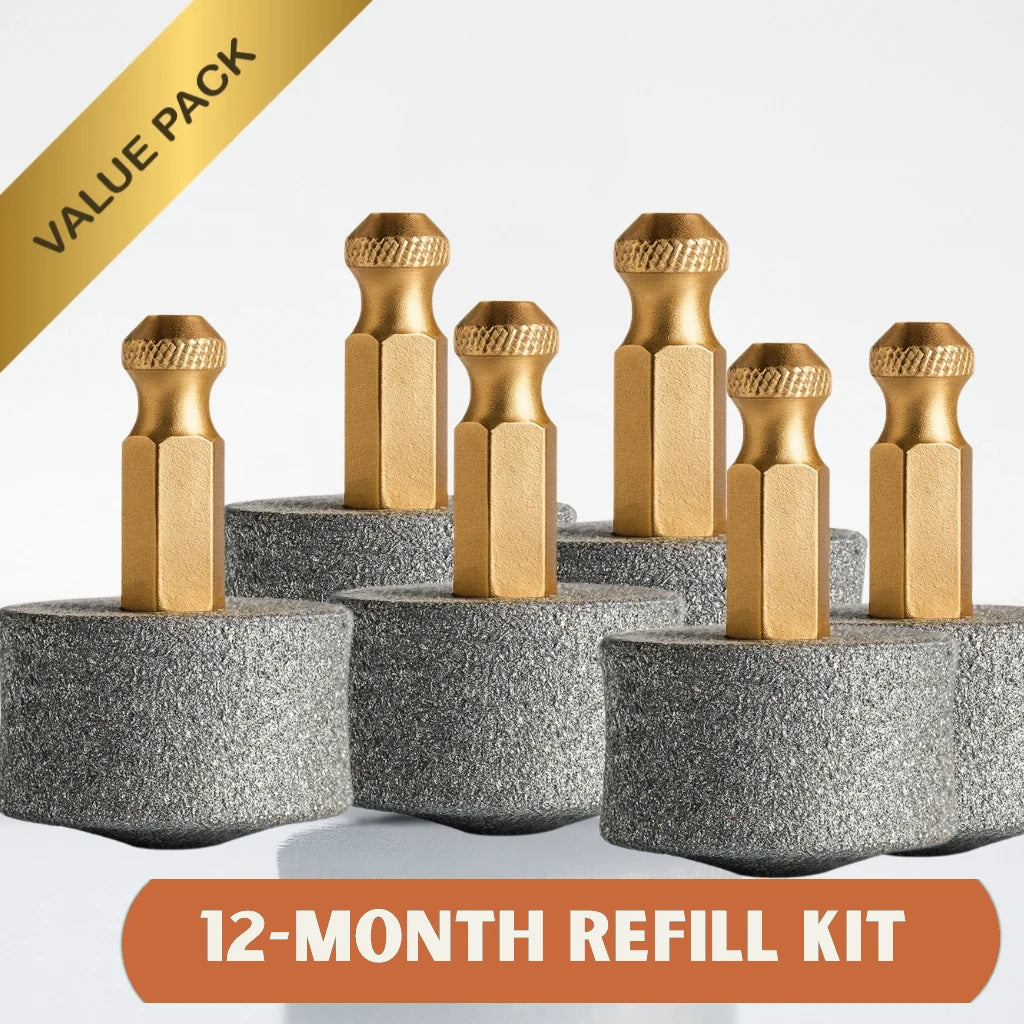 6-Pack Replacement Drum Bits — 12-Month Supply