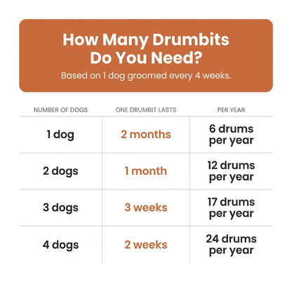 1-Pack Replacement Drum Bits — 2-Month Supply