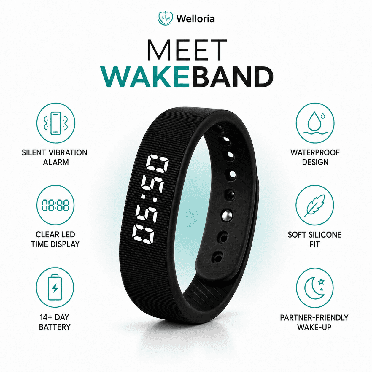 Welloria™ WakeBand