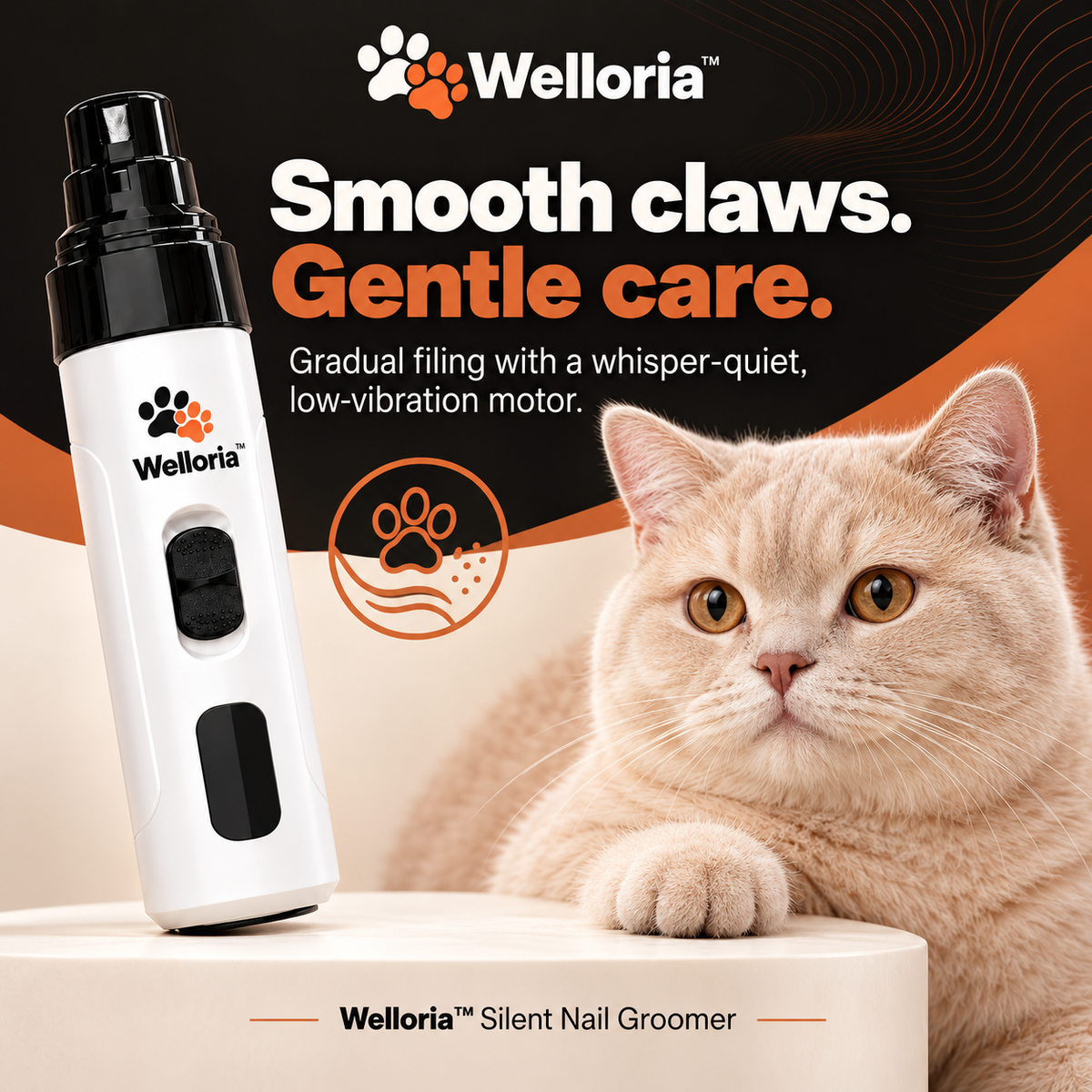 Welloria™ Silent Nail Groomer